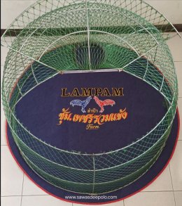 ซุ้ม เพชรรวมแข้ง Farm  พรมรองสุ่มไก่ เย็บขอบ หนา 3-4 มิล  มุ้งไก่ชน ตัดเย็บด้วยผ้าสีเดียวทั้งหลัง เย็บผ้าทับหูแขวนไม่หลุดง่ายl เย็บเก็บชายมุ้ง  มีบริการปักชื่อ และโลโก้  สนใจสอบถามเพิ่มเติม  https://line.me/ti/p/VJeTnWFnQS  www.sawasdeepolo.com ️ 08422540