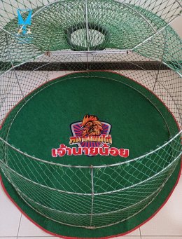 ขอบพระคุณ สนามชนไก่เจ้านายน้อย  พรมรองสุ่มไก่ เย็บขอบ หนา 3.5-4 มิล  มุ้งไก่ชน ตัดเย็บด้วยผ้าสีเดียวทั้งหลัง เย็บผ้าทับหูแขวนไม่หลุดง่ายl เย็บเก็บชายมุ้ง  มีบริการปักชื่อ และโลโก้  สนใจสอบถามเพิ่มเติม  https://line.me/ti/p/VJeTnWFnQS  www.sawasdeepolo.com