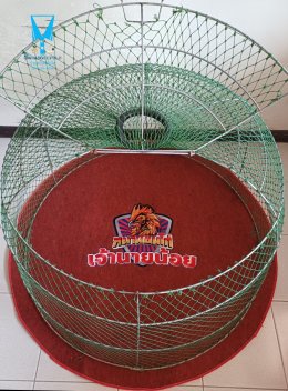 ขอบพระคุณ สนามชนไก่เจ้านายน้อย  พรมรองสุ่มไก่ เย็บขอบ หนา 3.5-4 มิล  มุ้งไก่ชน ตัดเย็บด้วยผ้าสีเดียวทั้งหลัง เย็บผ้าทับหูแขวนไม่หลุดง่ายl เย็บเก็บชายมุ้ง  มีบริการปักชื่อ และโลโก้  สนใจสอบถามเพิ่มเติม  https://line.me/ti/p/VJeTnWFnQS  www.sawasdeepolo.com