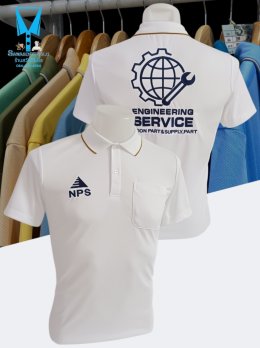 ขอบพระคุณ NPS   เสื้อโปโลผ้าดับเบิ้ลเฟส (Double Face) เนื้อผ้าทอเทคนิคพิเศษ 2 เลเยอร์ น้ำหนักเบายืดหยุ่นนุ่มสบาย ไม่ย้วยหรือเสียทรงง่าย ดูมีวอลลุ่มให้ความรู้สึกหนาและฟูระบายอากาศได้ดี ไม่อมเหงื่อ สีสดใส ไม่หมองง่าย ไม่ต้องรีด ไม่ขึ้นขุยผ้า size unisex ใส่