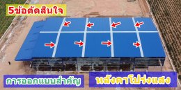 5 ข้อตัดสินใจ แนวคิด ในการออกแบบหลังคาโปร่งแสง หลังคาแผ่นใส ในงานโกดัง โรงงาน คลังสินค้า Happy Meebaan