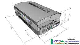 แบบโกดังหลังคาโค้ง เหมาะสำหรับทำพานิชยการณ์ แบบโกดัง3D ฟรี