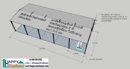 แจกแบบ 3D สร้างตลาดนัดขนาดเล็ก  สร้างพื้นที่อาคารให้เช่า พร้อมแจกแบบโครงสร้างตลาดฟรี