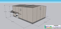 Warehouse plans, factory plans, free 3D warehouse plans, suitable for building rice mills, coffee roasting plants, silos.