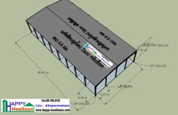 แจกแบบโครงสร้างตลาด แบบตลาด แบบตลาดสด  3D แจกแบบฟรี