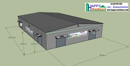 แจกแบบ แบบ3D โกดัง แจกแบบโรงงาน แจกแบบคลังสินค้าขนาดใหญ่ ฟรี