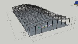 แจกแบบโรงงานผลิต แจกแบบโกดังขนาดใหญ่ แจกแบบคลังสินค้า 3D ฟรี
