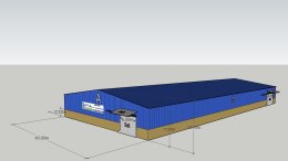 แจกแบบโรงงานผลิต แจกแบบโกดังขนาดใหญ่ แจกแบบคลังสินค้า 3D ฟรี