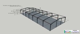 Warehouse Construction and Factory Construction Services | 22x56 Meter Prefabricated Steel Structure Warehouse by Happy Meebaan