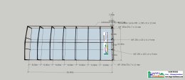 Warehouse Construction and Factory Construction Services | 22x56 Meter Prefabricated Steel Structure Warehouse by Happy Meebaan