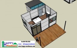 แบบออฟฟิศ Work from Home แจกแบบ 3D แบบบ้านพักหลังเล็ก