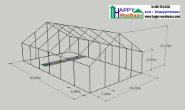 Free 3D House Design Nordic Style Steel Structure Idea for Building a Residential Home 