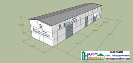 แจกแบบ 3D คลินิก โรงพยาบาลขนาดเล็ก และห้องผ่าตัด ด้วยผนัง Sandwich Panel