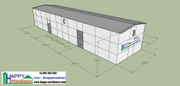 แจกแบบ 3D คลินิก โรงพยาบาลขนาดเล็ก และห้องผ่าตัด ด้วยผนัง Sandwich Panel