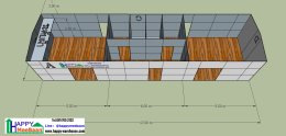 แจกแบบ 3D คลินิก โรงพยาบาลขนาดเล็ก และห้องผ่าตัด ด้วยผนัง Sandwich Panel