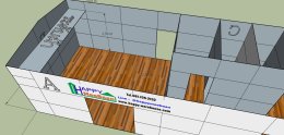 แจกแบบ 3D คลินิก โรงพยาบาลขนาดเล็ก และห้องผ่าตัด ด้วยผนัง Sandwich Panel