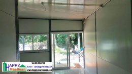 สร้างออฟฟิศ สร้างห้องพัก สร้างบ้านพัก Work from home ผนัง EPS,Isowall,Sandwich Panel