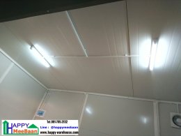 สร้างออฟฟิศสำเร็จรูป  ออฟฟิศในโกดัง สร้างเร็ว ราคาถูก ผนัง EPS Isowall Sandwich panel