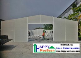 สร้างออฟฟิศขนาดใหญ่ ด้วยผนัง Isowall EPS Sandwich Panel ราคาถูก