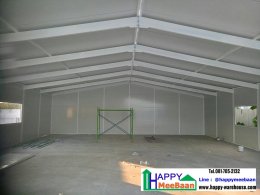 สร้างออฟฟิศขนาดใหญ่ ด้วยผนัง Isowall EPS Sandwich Panel ราคาถูก