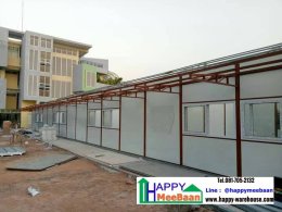  Build prefabricated buildings with EPS Isowall Sandwich Panel walls. Moveable, lightweight, and keep cool. Happy Meebaan