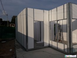 บ้านสำเร็จรูป บ้านน็อคดาวน์ ผนัง Sandwich Panel EPS Isowall