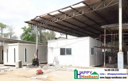 สร้างออฟฟิศสำเร็จรูป ห้องทำงาน ด้วยผนัง Isowall EPS Sandwich Panel ราคาถูก