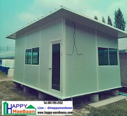 สร้างออฟฟิศสำเร็จรูป ด้วยผนัง Isowall EPS Sandwich Panel ราคาถูก