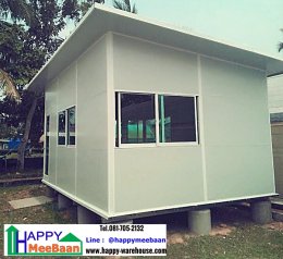 สร้างออฟฟิศสำเร็จรูป ด้วยผนัง Isowall EPS Sandwich Panel ราคาถูก