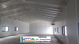 สร้างออฟฟิศสำเร็จรูป สร้างโกดังขนาดเล็ก ด้วยผนัง Isowall EPS Sandwich Panel ราคาถูก