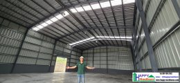  Build a warehouse to store products. Build a Happy Meebaan factory, strong, fast, Bang Khun Thian