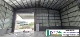  Build a warehouse to store products. Build a Happy Meebaan factory, strong, fast, Bang Khun Thian