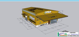  Build a warehouse to store products. Build a Happy Meebaan factory, strong, fast, Bang Khun Thian