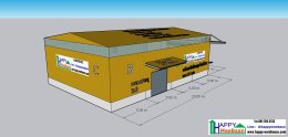  Build a warehouse to store products. Build a Happy Meebaan factory, strong, fast, Bang Khun Thian