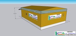  Build a warehouse to store products. Build a Happy Meebaan factory, strong, fast, Bang Khun Thian