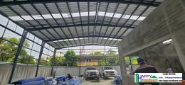 Affordable Warehouse Construction with Office in Din Daeng, Bangkok | Complete Prefabricated Warehouse Solutions by Happy Meebaan