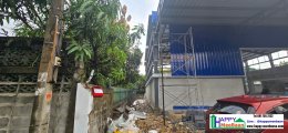 Affordable Warehouse Construction with Office in Din Daeng, Bangkok | Complete Prefabricated Warehouse Solutions by Happy Meebaan