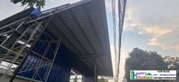 Affordable Warehouse Construction with Office in Din Daeng, Bangkok | Complete Prefabricated Warehouse Solutions by Happy Meebaan