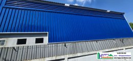 Affordable Warehouse Construction with Office in Din Daeng, Bangkok | Complete Prefabricated Warehouse Solutions by Happy Meebaan