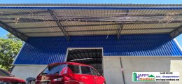 Affordable Warehouse Construction with Office in Din Daeng, Bangkok | Complete Prefabricated Warehouse Solutions by Happy Meebaan