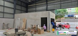 Affordable Warehouse Construction with Office in Din Daeng, Bangkok | Complete Prefabricated Warehouse Solutions by Happy Meebaan