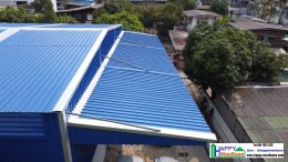 Affordable Warehouse Construction with Office in Din Daeng, Bangkok | Complete Prefabricated Warehouse Solutions by Happy Meebaan