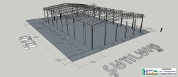 Free 3D Warehouse Design (25x40 m)   to Develop Rental Warehouses