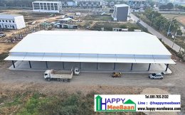 สร้างตลาดให้ปัง: วิเคราะห์ข้อดี ข้อด้อย และระบบสำเร็จรูป พร้อมตัวอย่างงานจริงโกดัง 32x54 เมตร