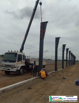 สร้างโรงงานขนาดใหญ่ รวดเร็ว แข็งแรง ราคาถูก Happy Meebaan