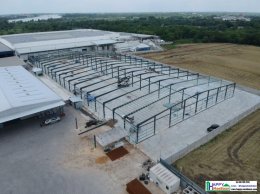 สร้างโรงงานขนาดใหญ่ รวดเร็ว แข็งแรง ราคาถูก Happy Meebaan