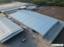 สร้างโรงงานขนาดใหญ่ รวดเร็ว แข็งแรง ราคาถูก Happy Meebaan