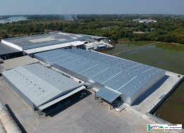 สร้างโรงงานขนาดใหญ่ รวดเร็ว แข็งแรง ราคาถูก Happy Meebaan