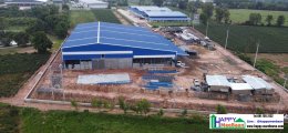 รับสร้างโรงงานขนาดใหญ่ 4,000 ตรม. (50x80 ม.) ระบบสำเร็จรูป โดยผู้เชี่ยวชาญ | Happy Meebaan