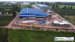 รับสร้างโรงงานขนาดใหญ่ 4,000 ตรม. (50x80 ม.) ระบบสำเร็จรูป โดยผู้เชี่ยวชาญ | Happy Meebaan